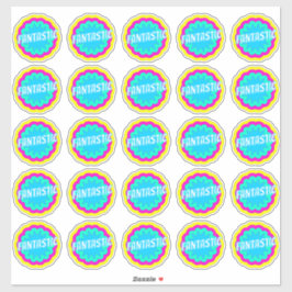 Fantastische vun-tun-taakomschrijving Stickers voo