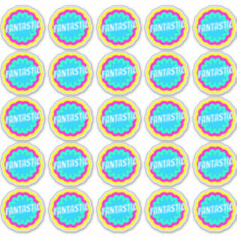 Fantastische vun-tun-taakomschrijving Stickers voo