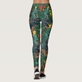 Fantastische Waterverf kerst Leggings (Achterkant)