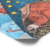 Fantastische weergave van het zonnestelsel poster (Hoek)