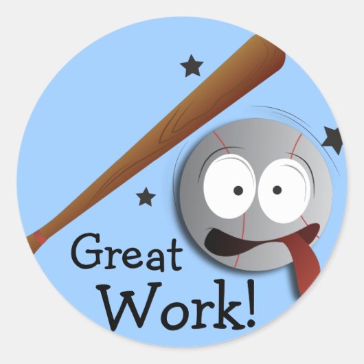 Fantastische werkstickers ronde sticker (Voorkant)