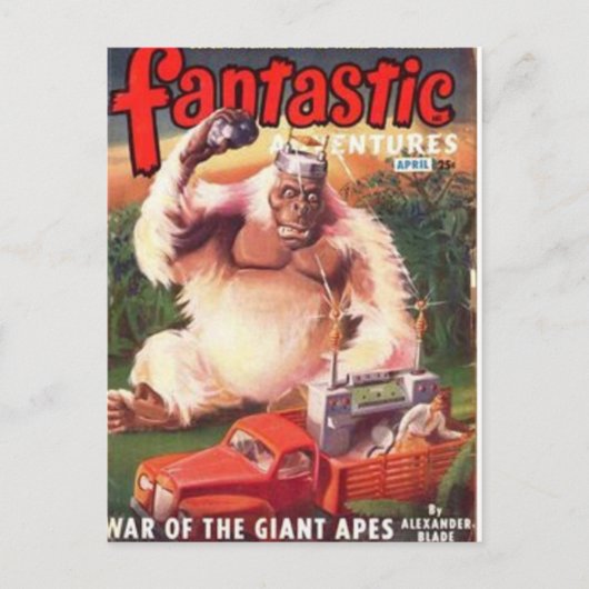 Fantastische wetenschap 6 briefkaart (Voorkant)