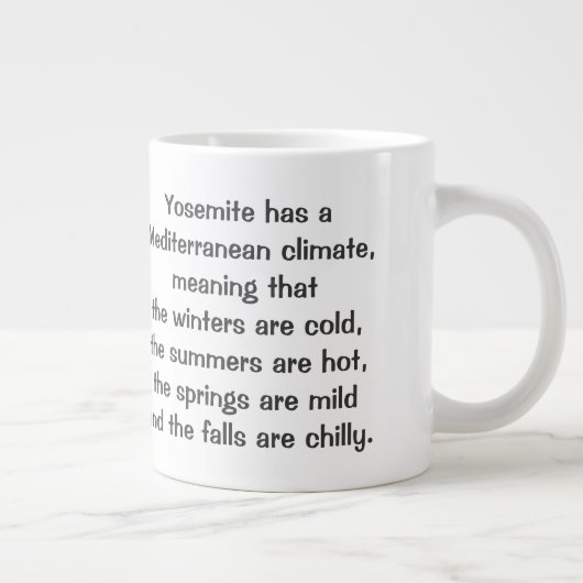 Fantastische Yosemite Jumbo Mok! Jumbo Mok (Rechts)