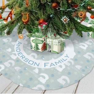 Fantastnaam Fox Shiba Inu Snowflake Kerstboom Rok