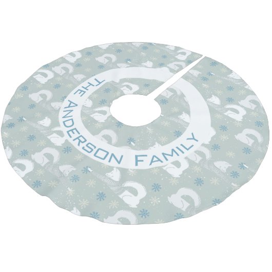 Fantastnaam Fox Shiba Inu Snowflake Kerstboom Rok (Gekanteld)