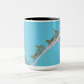 Fantasy 1870 Horse and Buggy Traverse Neon Sky Mok (Midden)