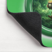 Fantasy afbeelding kabouter met pot met goud muismat (Hoek)