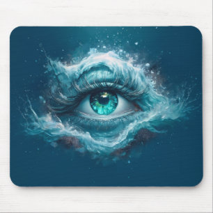 Fantasy Afbeelding - Oude Blauwe Ogen Muismat