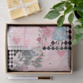 Fantasy  Alice in Wonderland Checkerboard Tissuepapier (Geschenk)