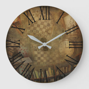 Fantasy Alice in Wonderland Kantoor Bedroom Grote Klok