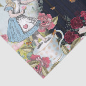 Fantasy Alice in Wonderland Magical Forest & Rozen Tissuepapier (Detail)