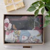 Fantasy Alice in Wonderland Magical Forest & Rozen Tissuepapier (Geschenk)