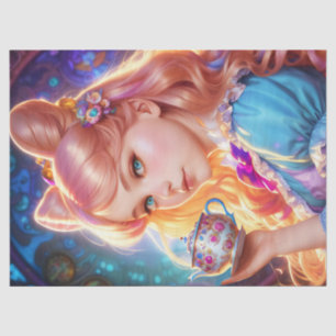 Fantasy Alice in Wonderland ontkoppeling Tissuepapier