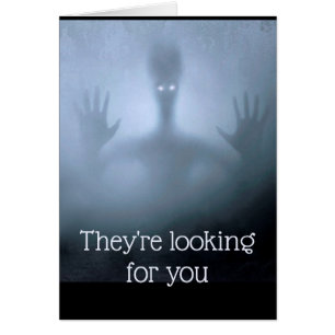 Fantasy Alien Fog Birthday Scary Op zoek naar jou