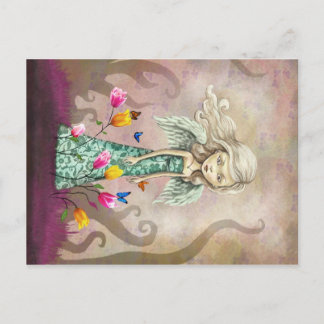 Fantasy Angel Girl Briefkaart