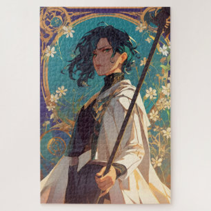 Fantasy Anime Girl Magic Legpuzzel