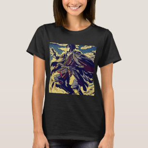 Fantasy Anime Hero 2 - Japanse houtsnede T-shirt