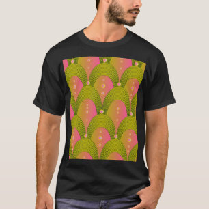 Fantasy Arcs kralen roze groen T-shirt