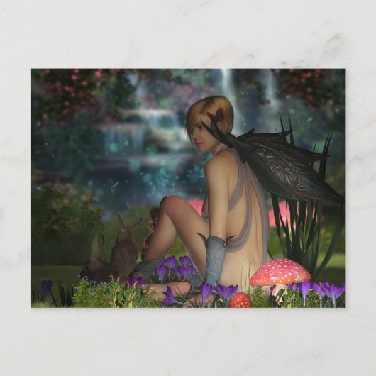 Fantasy Art Briefkaart - Fairy Briefkaart, Fay (Voorkant)