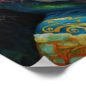 Fantasy Art Dragon Goddess Queen Poster (Hoek)