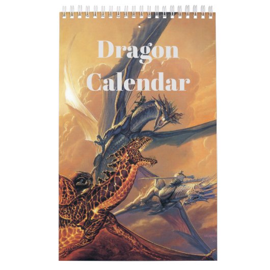 Fantasy Art Dragon Kalender | Verbluffende draak (Hoes)
