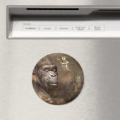 Fantasy Art Gorilla met Fairy Magnet Magneet (Insitu (Vaatwasser))