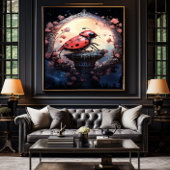 🐞Fantasy Art Ladybug Delight No. 1 Poster