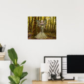 Fantasy Art Princess Forest Poster (Thuiskantoor)