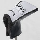 Fantasy Art Skull Design Golfheadcover (3/4 voorkant)