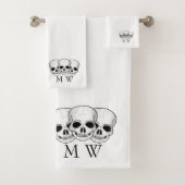 Fantasy Art Skull Design Monogrammed (En situation)