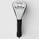 Fantasy Art Skulls Design Golfheadcover (Voorkant)