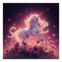 Fantasy Art Unicorn Perfect Poster
