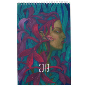 Fantasy Art van Clipso-Callipso / Julia Khoroshikh Kalender