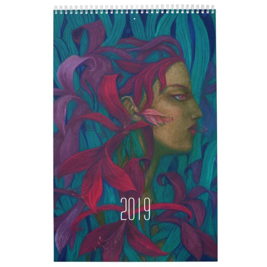 Fantasy Art van Clipso-Callipso / Julia Khoroshikh Kalender (Hoes)