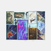 Fantasy Artwork van Kaiya Wells Fleece Blanket Deken (Voorkant (Horizontaal))