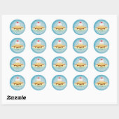 Fantasy Bananasplit Ronde Sticker (Vel)