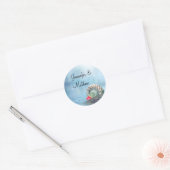 Fantasy Beach Wedding Envelope Sticker (Envelop)