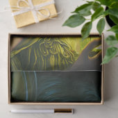 Fantasy Beauful Green Forest Fairy-ontkoppeling Tissuepapier (Geschenk)