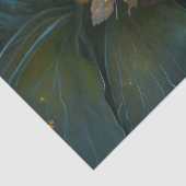 Fantasy Beauful Green Forest Fairy-ontkoppeling Tissuepapier (Detail)