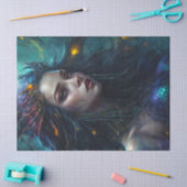 Fantasy Beauful Mermaid Princess Decoupage Tissuepapier (Craft)