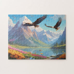 fantasy berglandschap legpuzzel