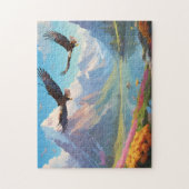 fantasy berglandschap legpuzzel (Verticaal)