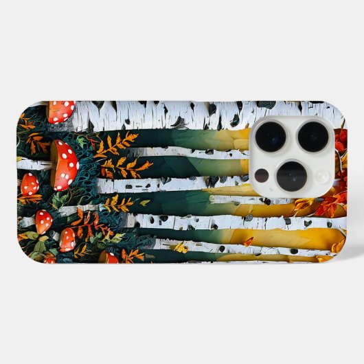 Fantasy berkenbos Case-Mate iPhone case (Achterkant (horizontaal))