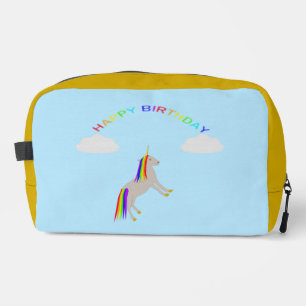 Fantasy Birthday Unicorn Rainbow en Clouds Toilettasje