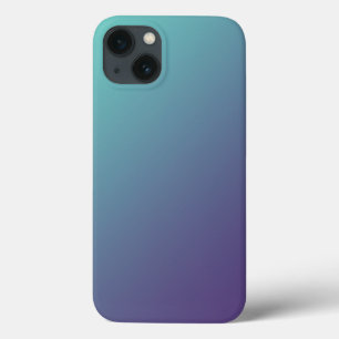 FANTASY Blau + Paars Verlopend Kleur Hoortelefoon iPhone 13 Hoesje