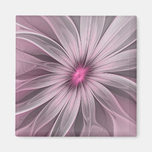 Fantasy Bloem Abstract Pruim Bloemschilderkunst Fr Magneet