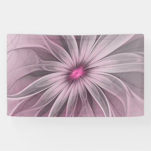 Fantasy Bloem Abstract Prume Bloemige Fractale Kun Spandoek