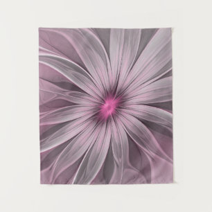 Fantasy Bloem Abstract Prume Bloemige Fractale Kun Wandkleed