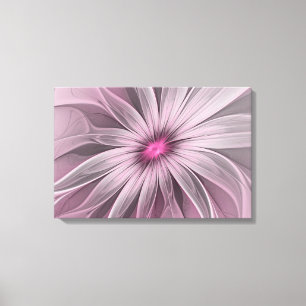 Fantasy Bloem Abstract Prunus Bloemige Fractale Ku Canvas Afdruk