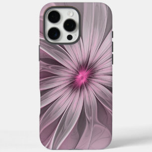 Fantasy Bloem Abstract Prunus Bloemige Fractale Ku iPhone 16 Pro Max Hoesje
